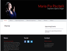 Tablet Screenshot of mariapiapiscitelli.com